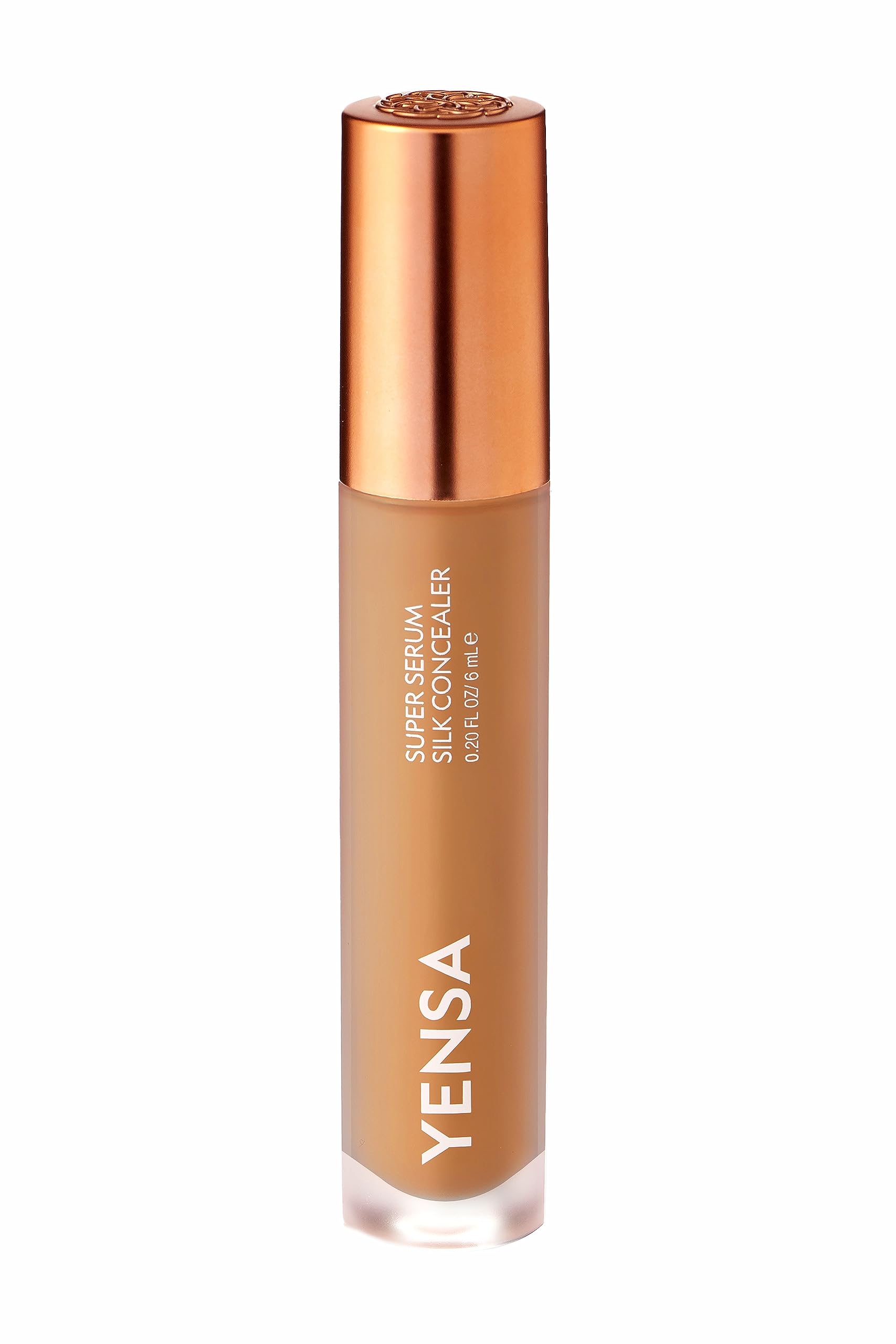 YENSA Super Serum Silk Concealer – Full Coverage Undereye + Peptide Serum (Vitamin C & E, Bakuchiol) – Tan 1
