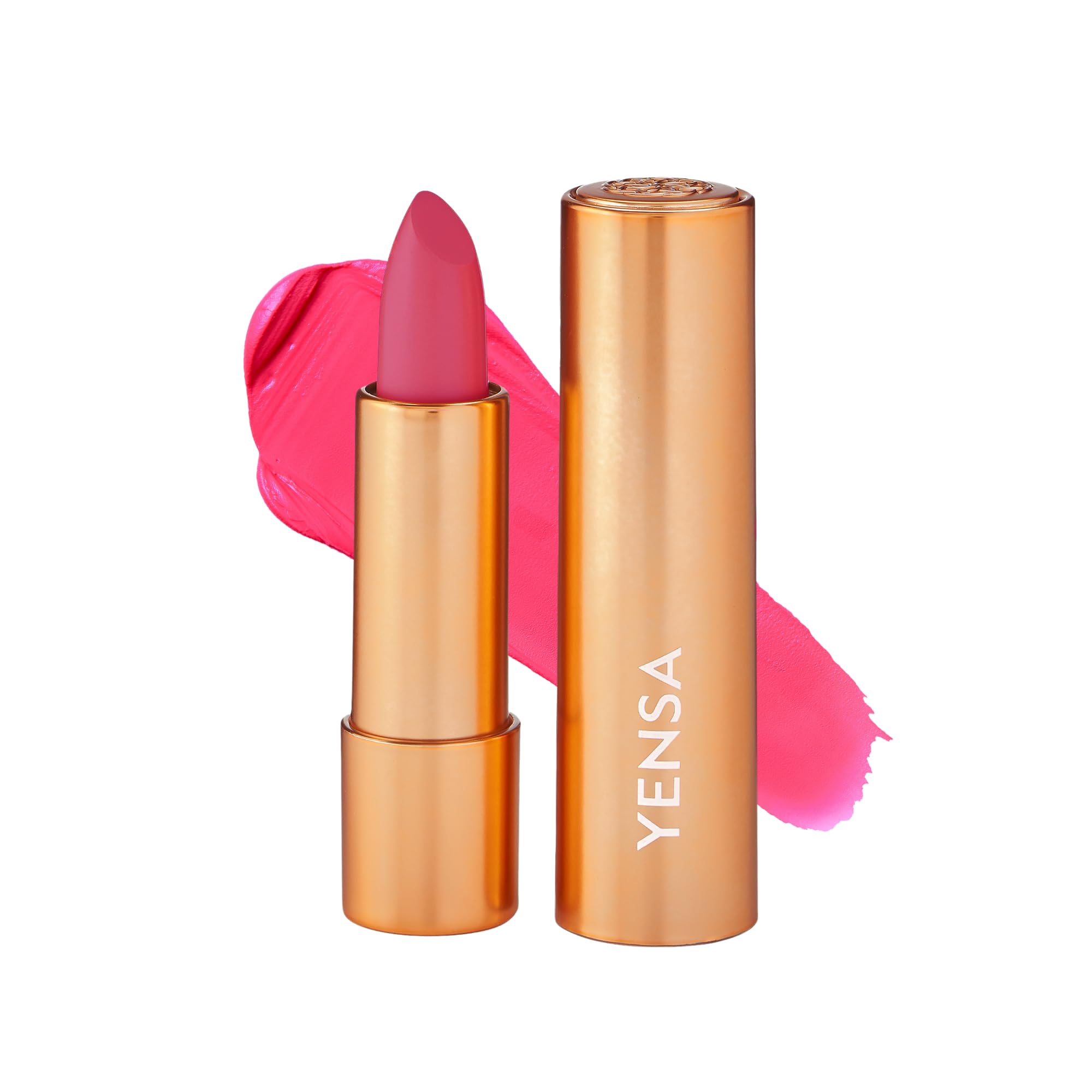 YENSA Vibrant Silk Hydrating Lip Stick – Charm | Long-Lasting Color & Semi-Gloss Finish