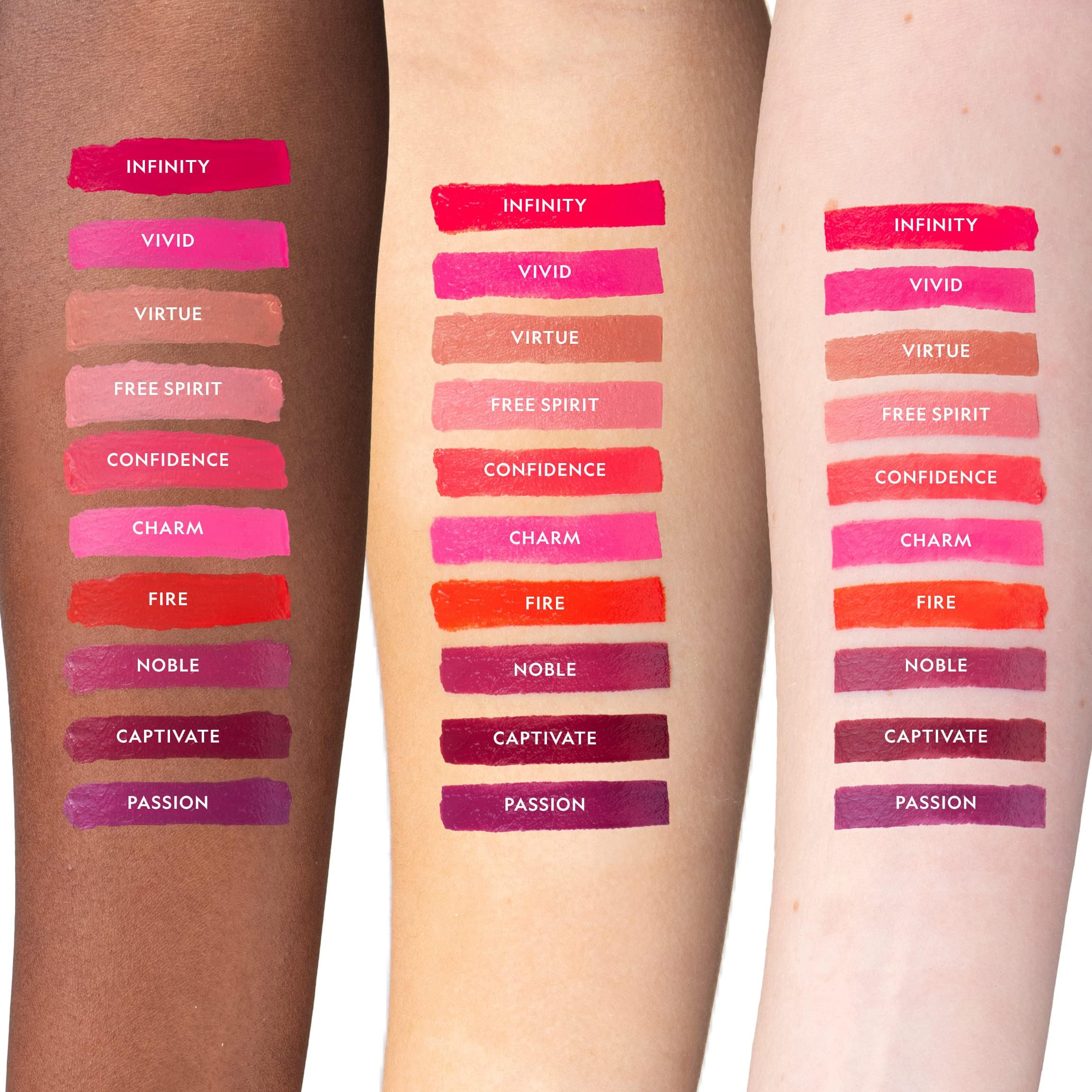 YENSA Vibrant Silk Hydrating Lip Stick – Charm | Long-Lasting Color & Semi-Gloss Finish