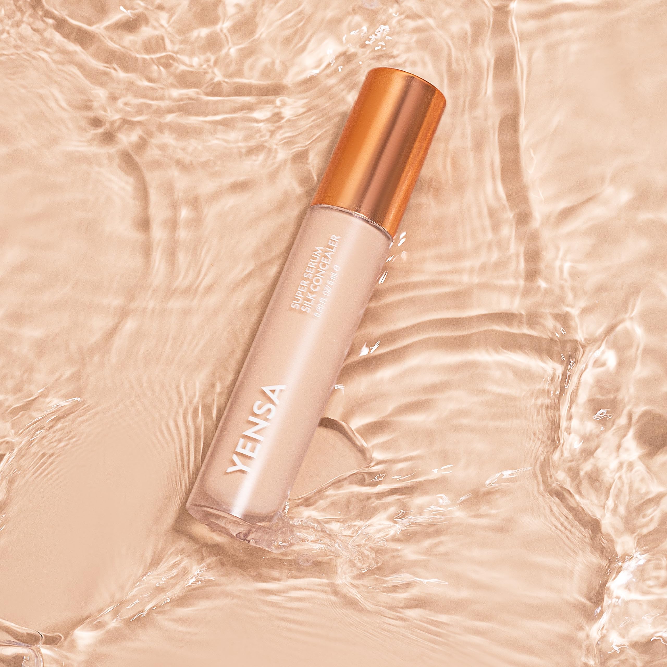 YENSA Super Serum Silk Concealer – Full Coverage Undereye Serum with 8 Superfoods | Light 1