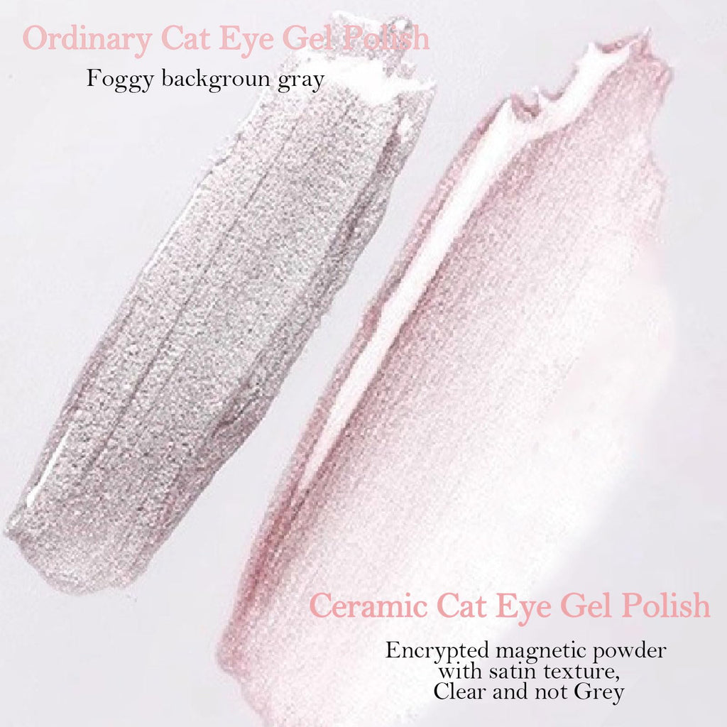 YEPYEPGO Glass Cat Eye Gel Nail Polish Set – 12 Colors with Magnetic Stick for Cat Eye Effects