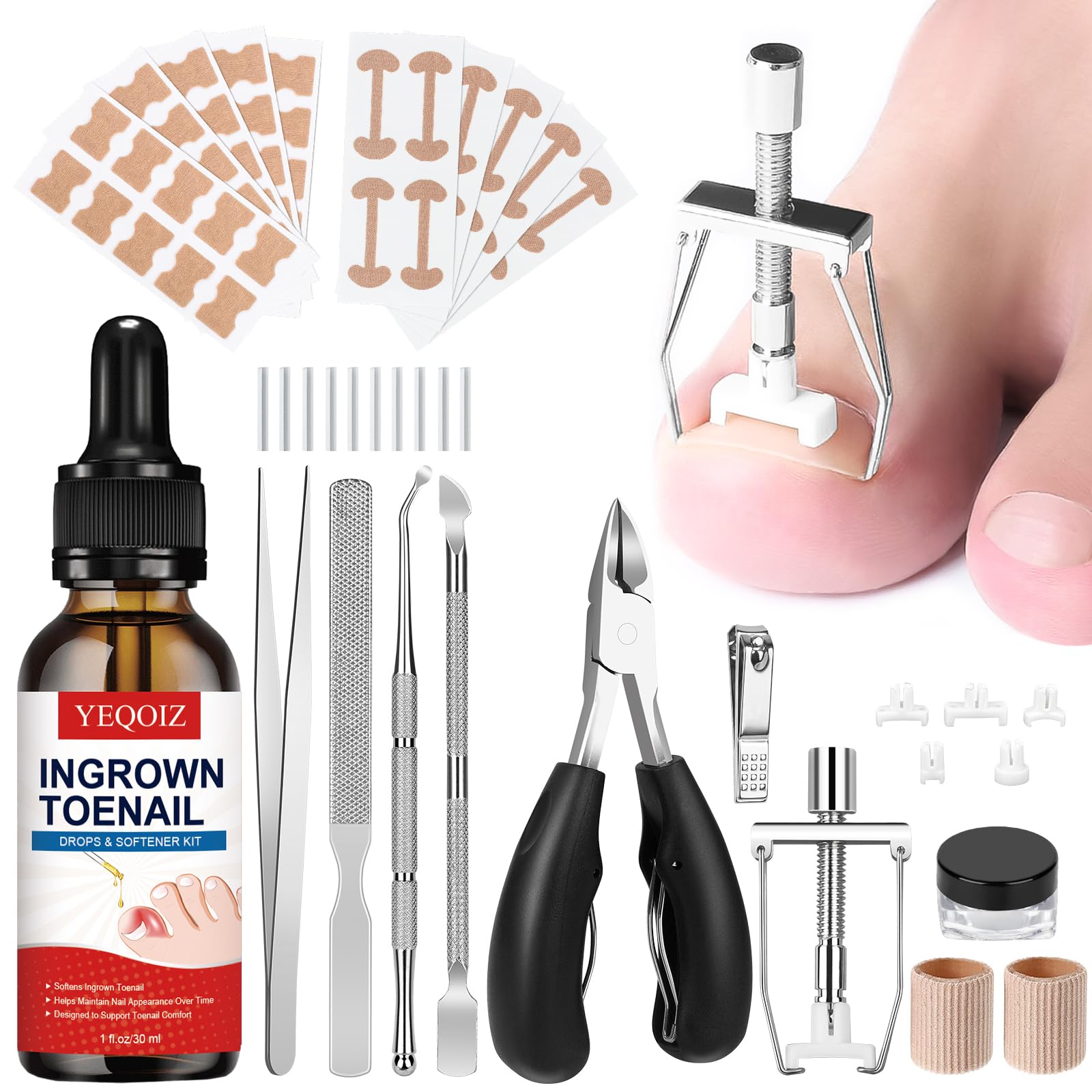 YEQOIZ Ingrown Toenail Removal Kit — All-In-One Home Care Tools