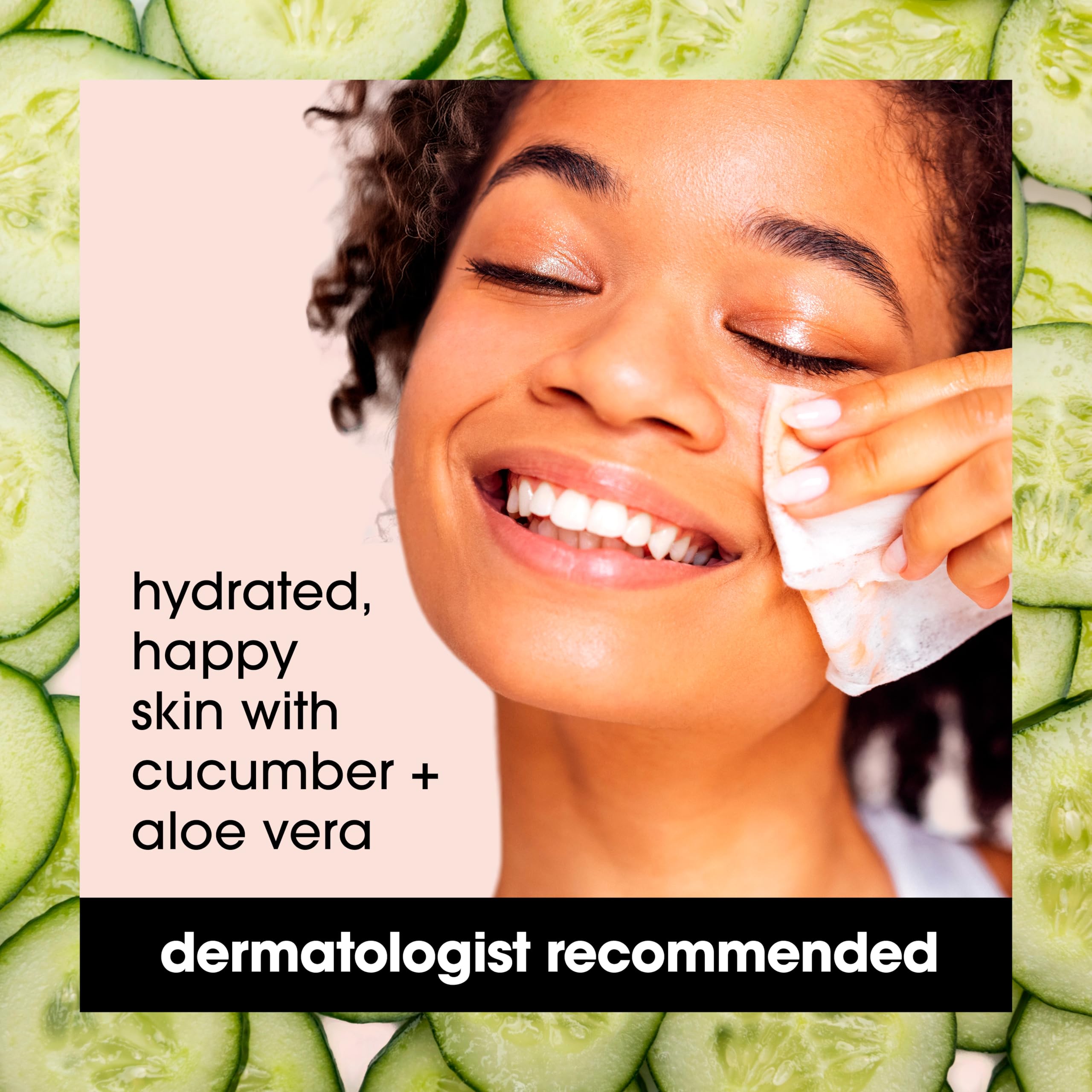 Yes To Face Wipes for Women and Men – Sensitive Cleanse with Cucumbers & Aloe (2-Pack)