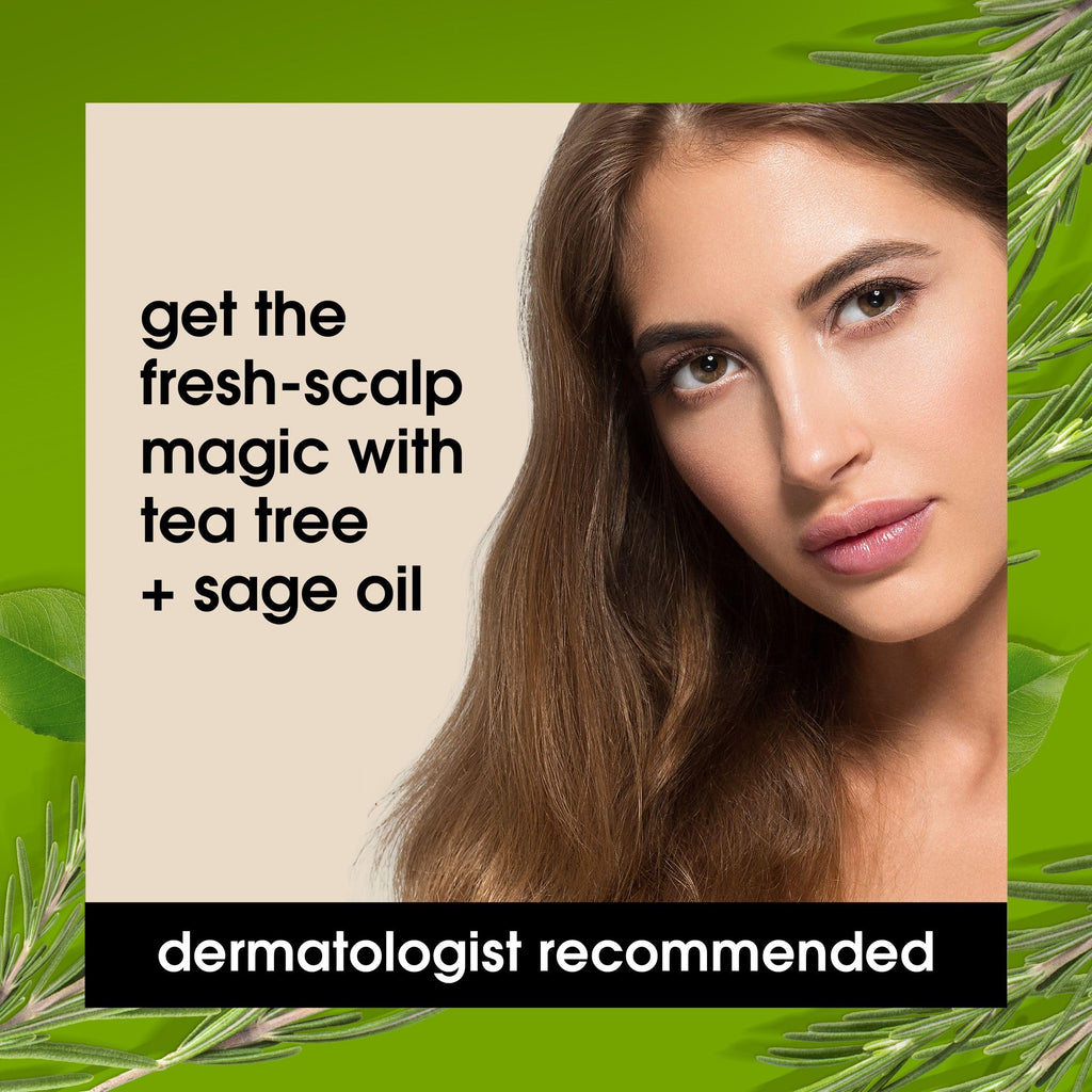 Yes To Tea Tree & Sage Oil Shampoo & Conditioner – Soothes Dry Scalp, Vegan & Cruelty-Free