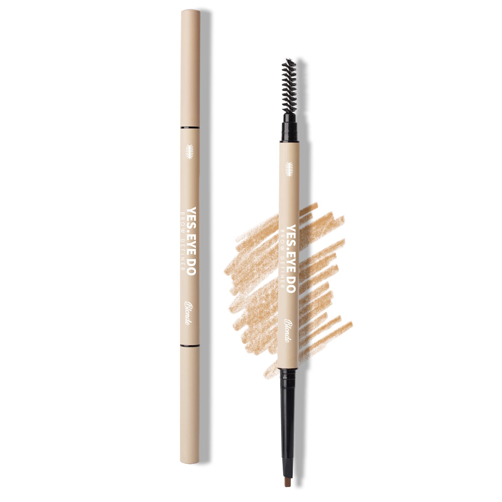 YES.EYE DO Blonde Eyebrow Pencil — Ultra-Fine Tip, Long-Lasting, 8 Shades