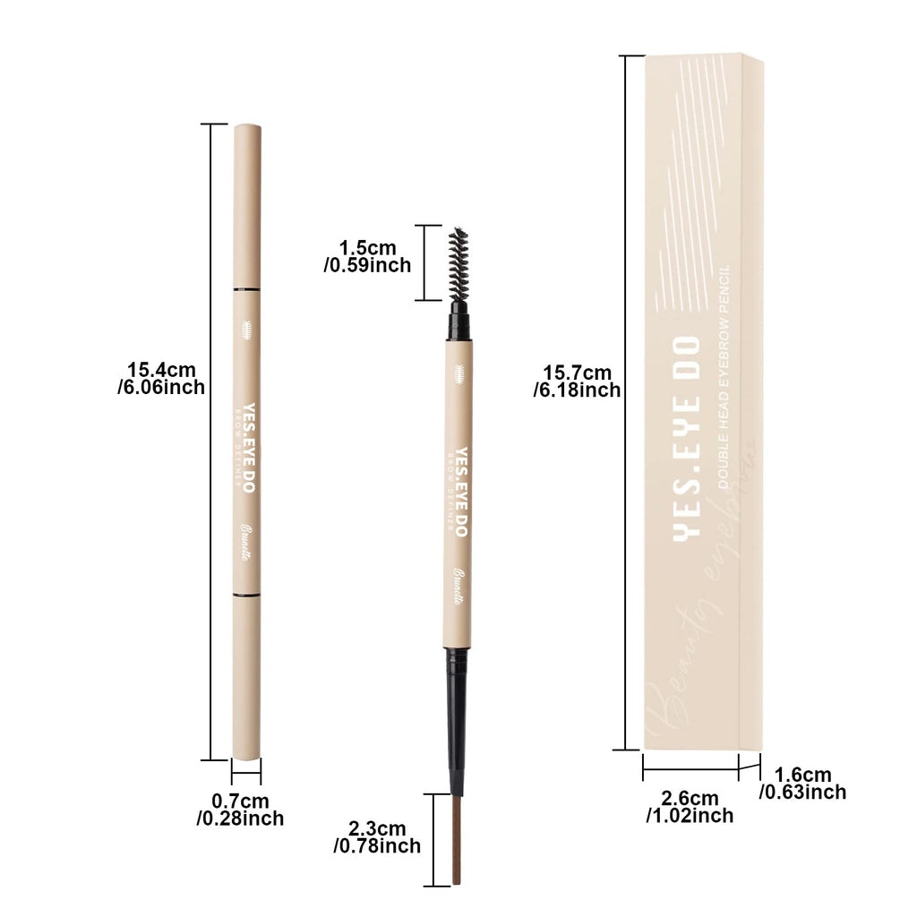 YES.EYE DO Blonde Eyebrow Pencil — Ultra-Fine Tip, Long-Lasting, 8 Shades