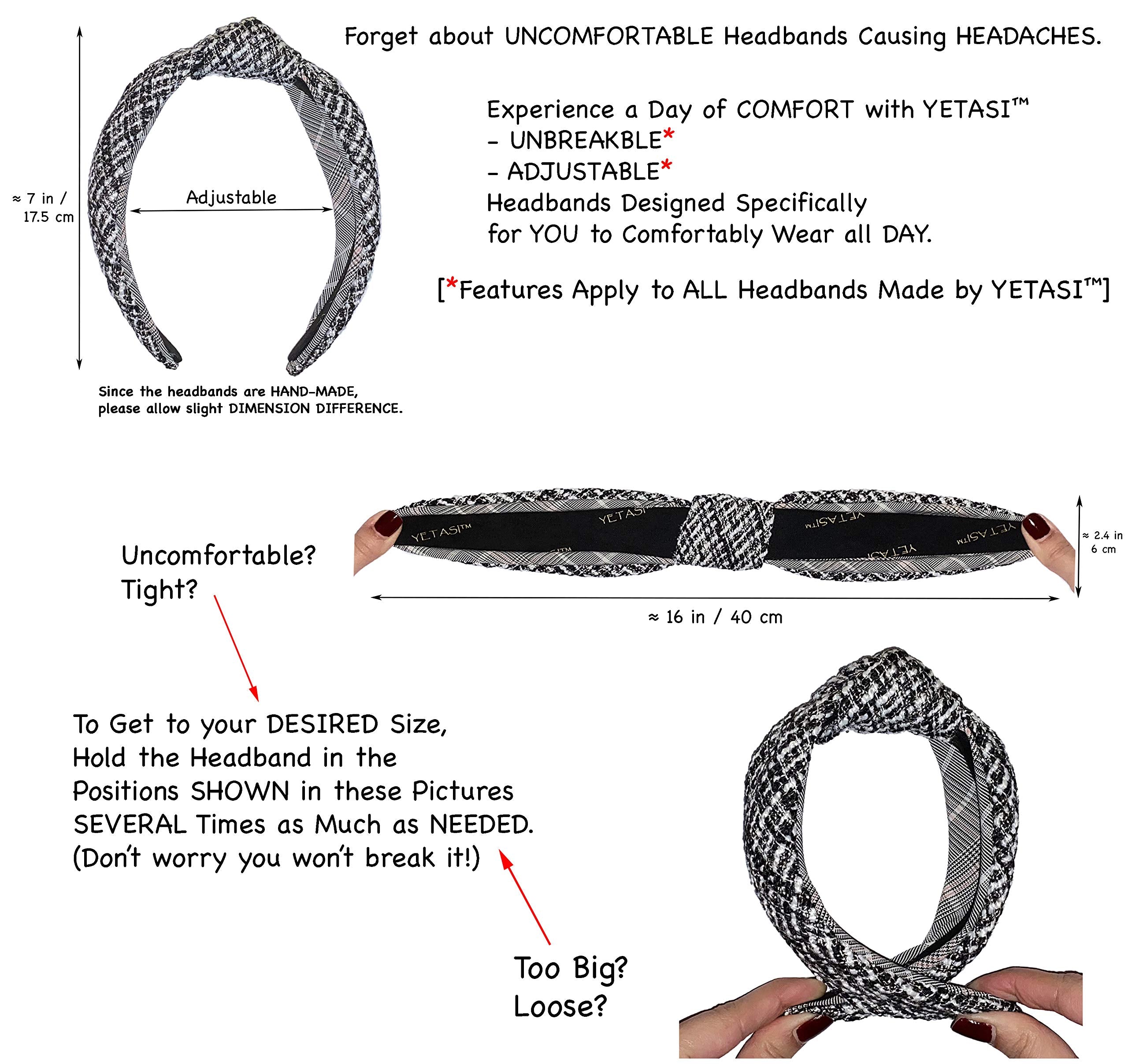 YETASI Thanksgiving Orange Velvet Knotted Headband – Trendy Fall Hair Accessory