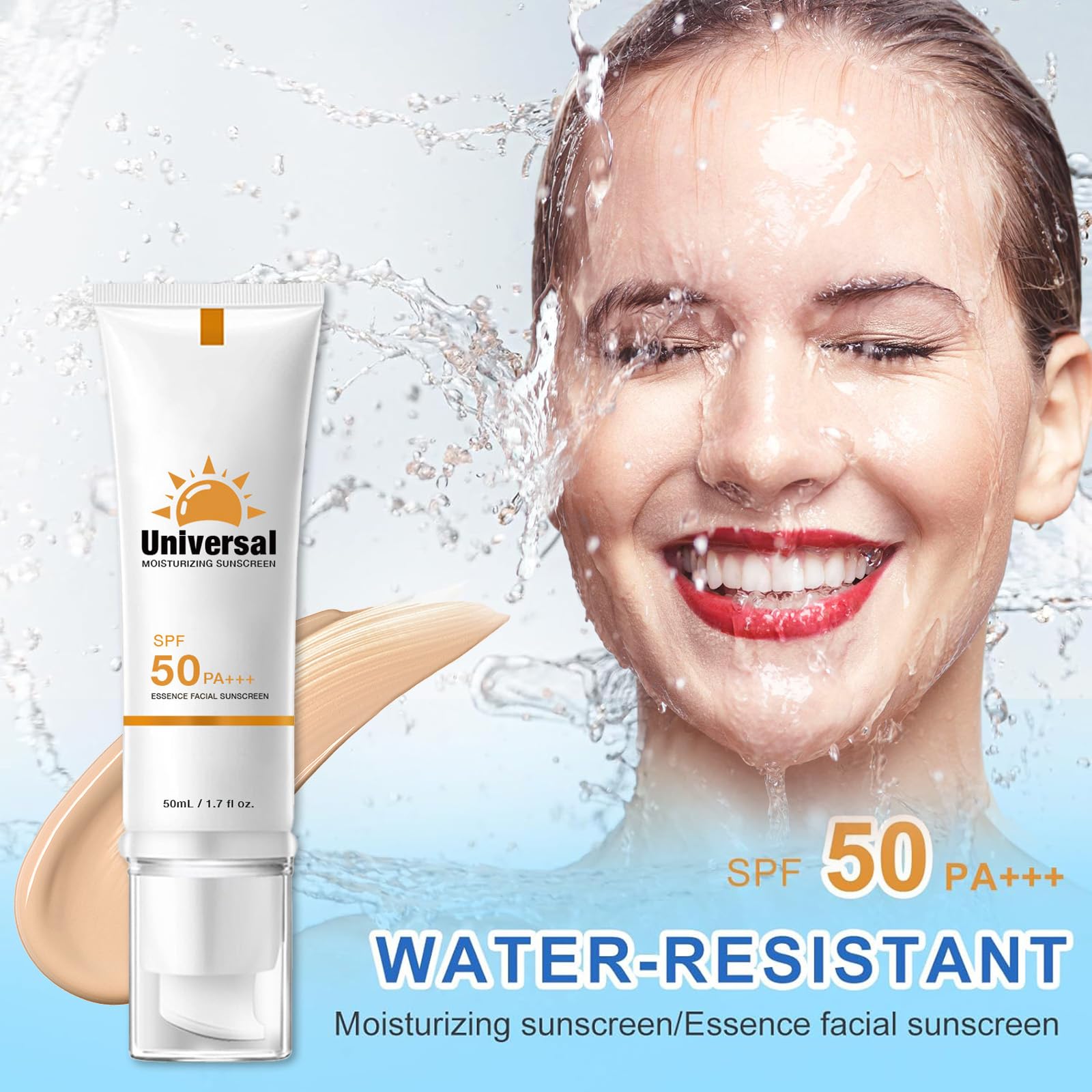 YFKEJI Tinted Sunscreen SPF 50+ Travel Set – No White Cast, Non-Sticky, All Skin Types