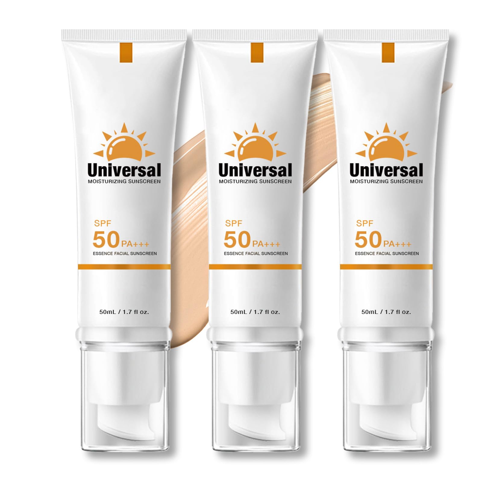 YFKEJI Tinted Sunscreen SPF 50+ Travel Set – No White Cast, Non-Sticky, All Skin Types
