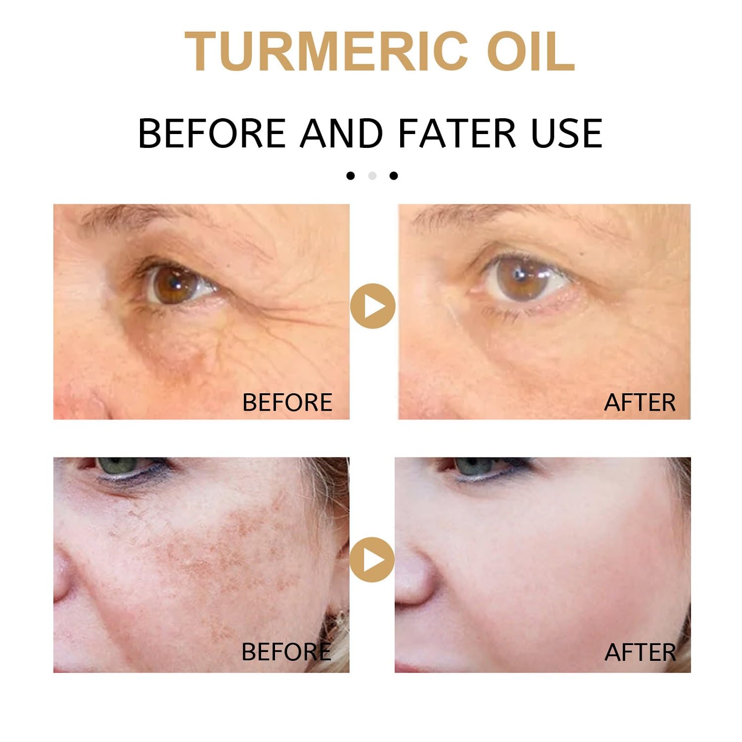 YG LianKai Turmeric Dark Spot Corrector Serum Oil - 2 Pack, 30ml