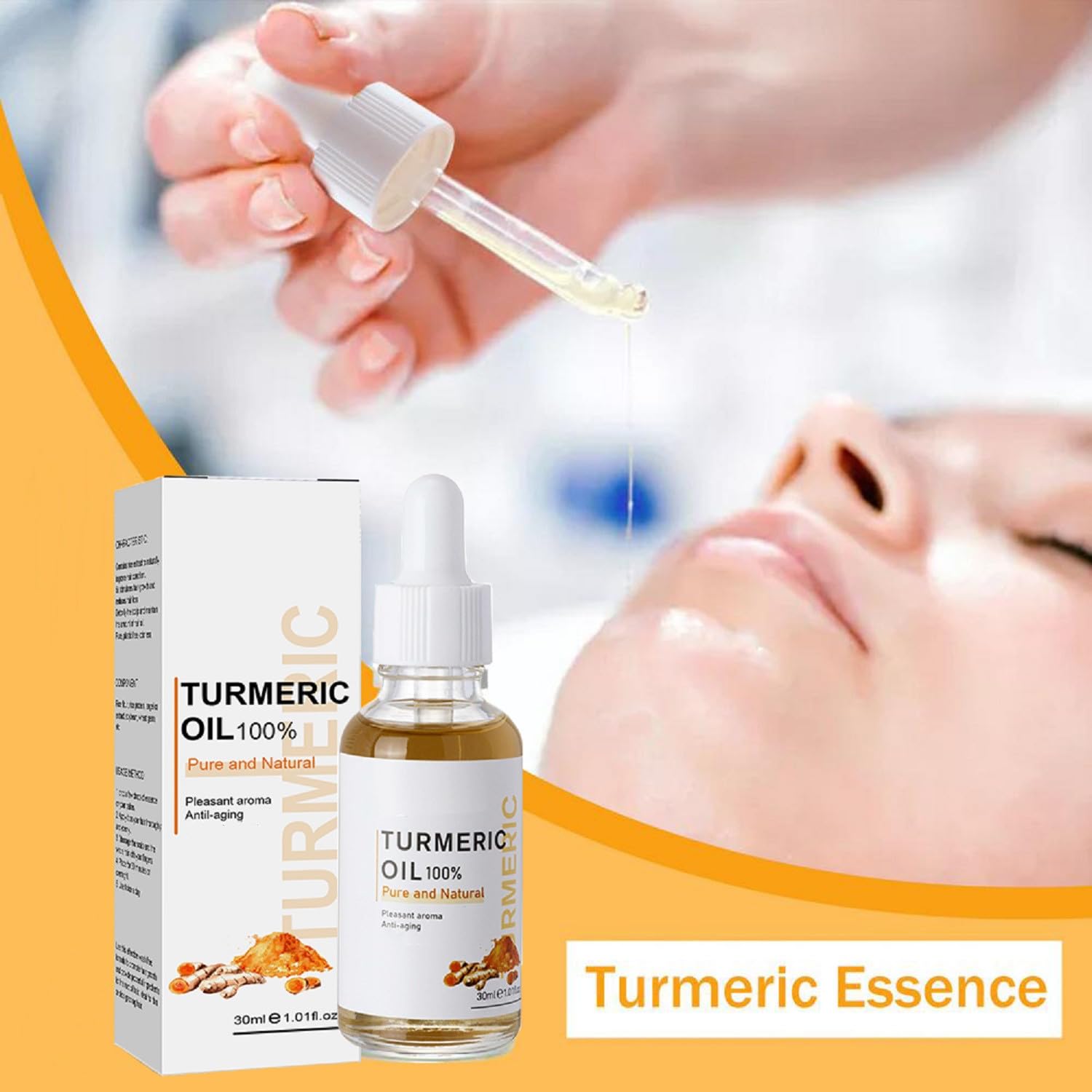 YG LianKai Turmeric Dark Spot Corrector Serum Oil - 2 Pack, 30ml