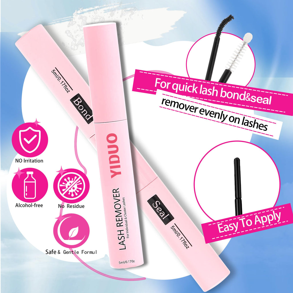 YIDUO Volume Lashes Cluster Kit 60D+80D+100D – 696Pcs DIY Lash Extensions