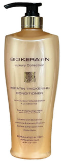 YifantacyADAD Bio Keratin Luxury Collection Extra Volume Conditioner – 33.8 oz | Sulfate- and Paraben-Free