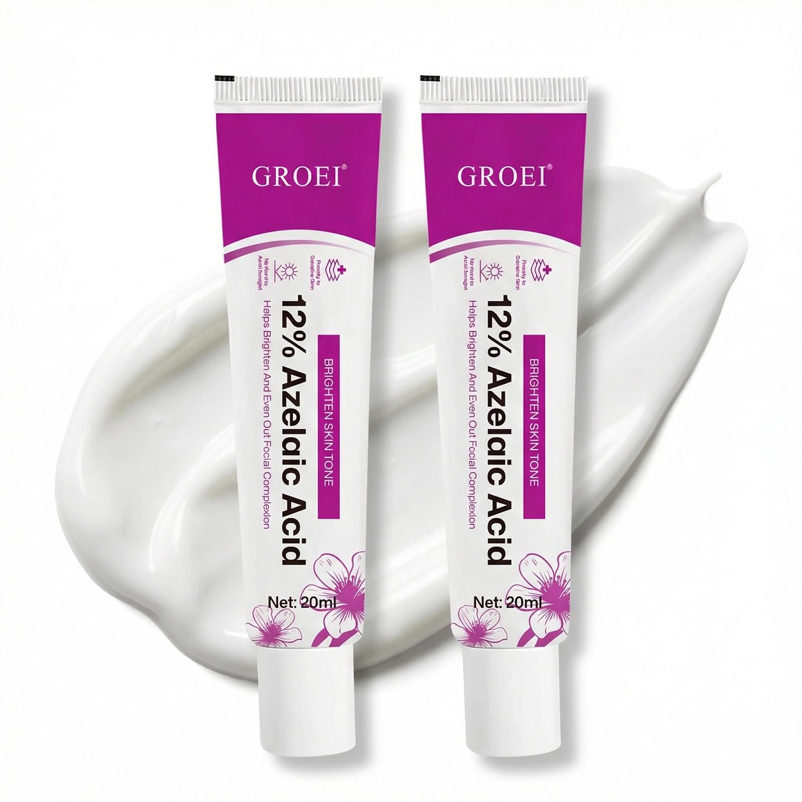 YILEST Azelaic Acid 12% Serum with Niacinamide & Hyaluronic Acid – 2PC