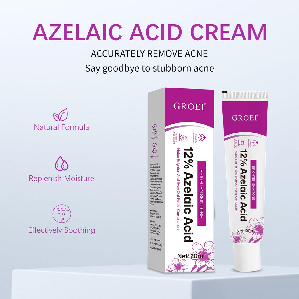 YILEST Azelaic Acid 12% Serum with Niacinamide & Hyaluronic Acid – 2PC