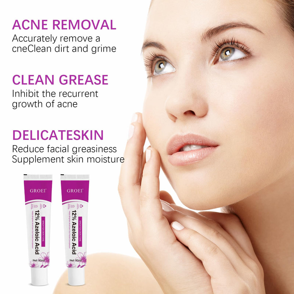 YILEST Azelaic Acid 12% Serum with Niacinamide & Hyaluronic Acid – 2PC