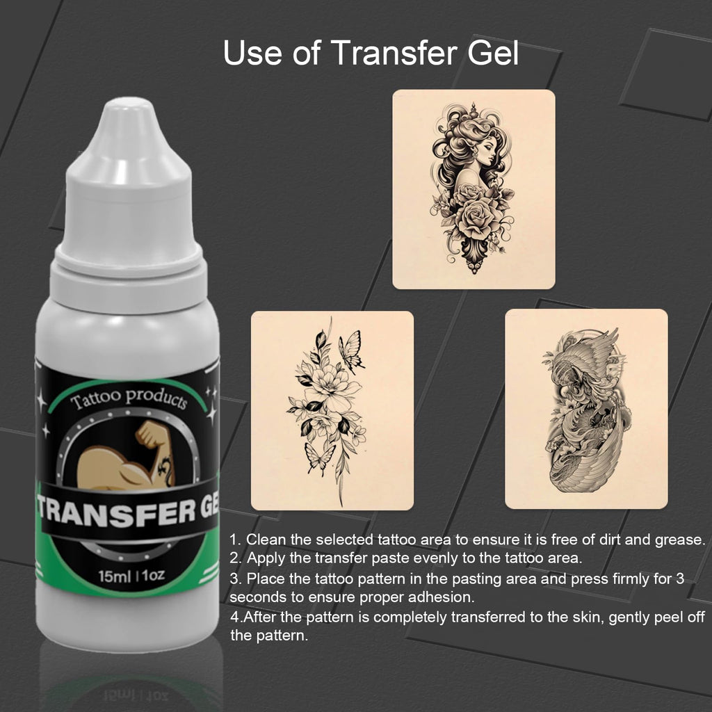 YILONG Tattoo Gun Kit – 1500mAh Battery, Beginner Tattoo Pen, Cartridges & Transfer Gel