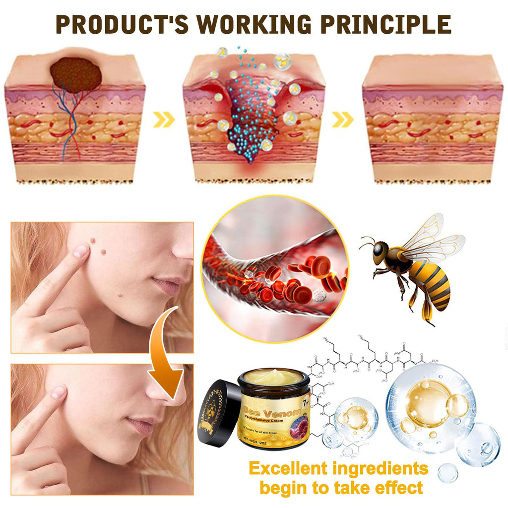 2PCS Bee Venom Comprehensive Cream by YIVANNUO – Deep Skin Moisturizer
