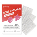 YIWMWIY Pimple Patches for Face - Clear Hydrocolloid Acne Patches with Tea Tree Oil & Salicylic Acid, 400 Count (3 Sizes: 10mm, 12mm, 14mm)
