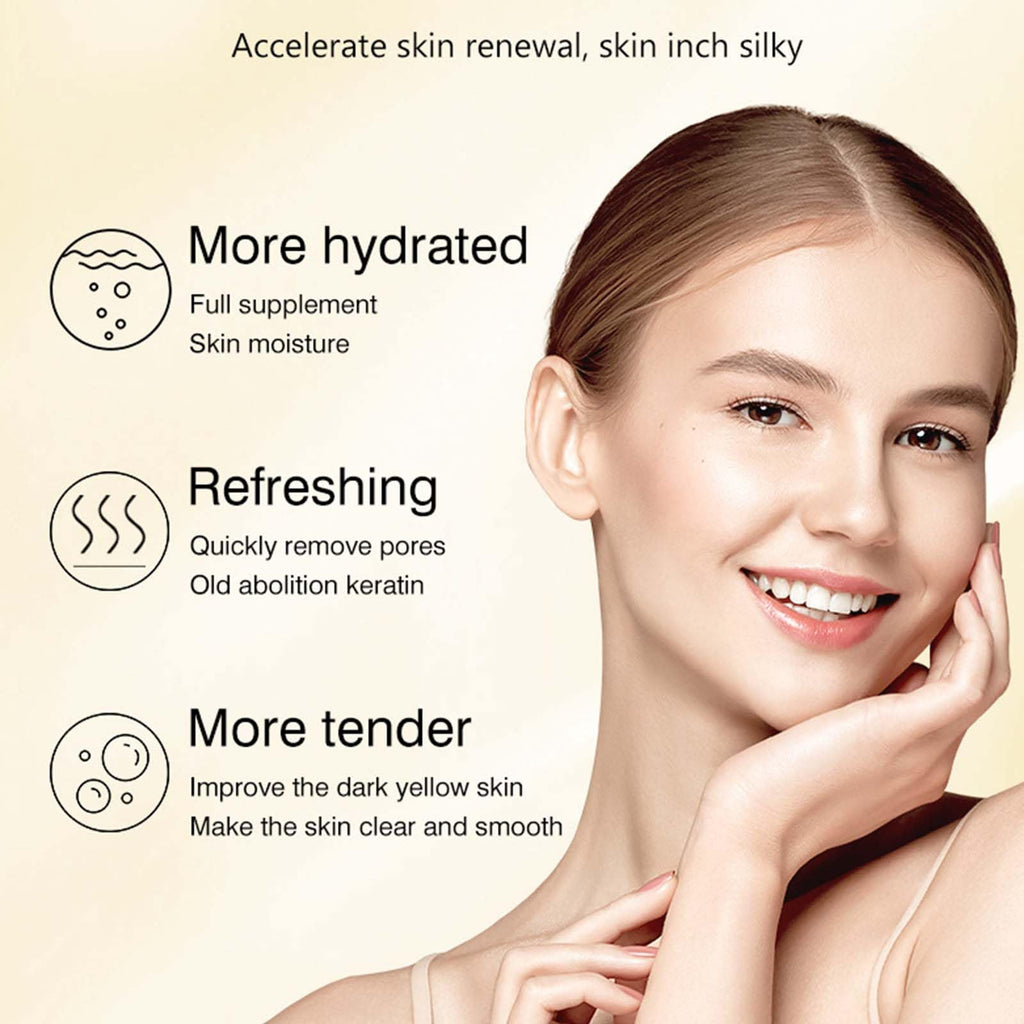 YJLYQF Lemon Exfoliating Gel | Gentle Face & Body Scrub for All Skin Types – 3.38 oz