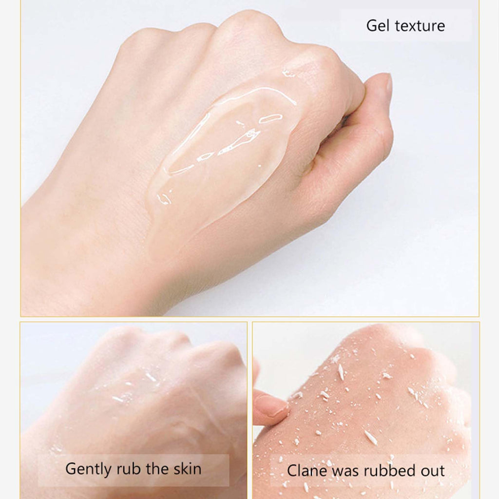 YJLYQF Lemon Exfoliating Gel | Gentle Face & Body Scrub for All Skin Types – 3.38 oz
