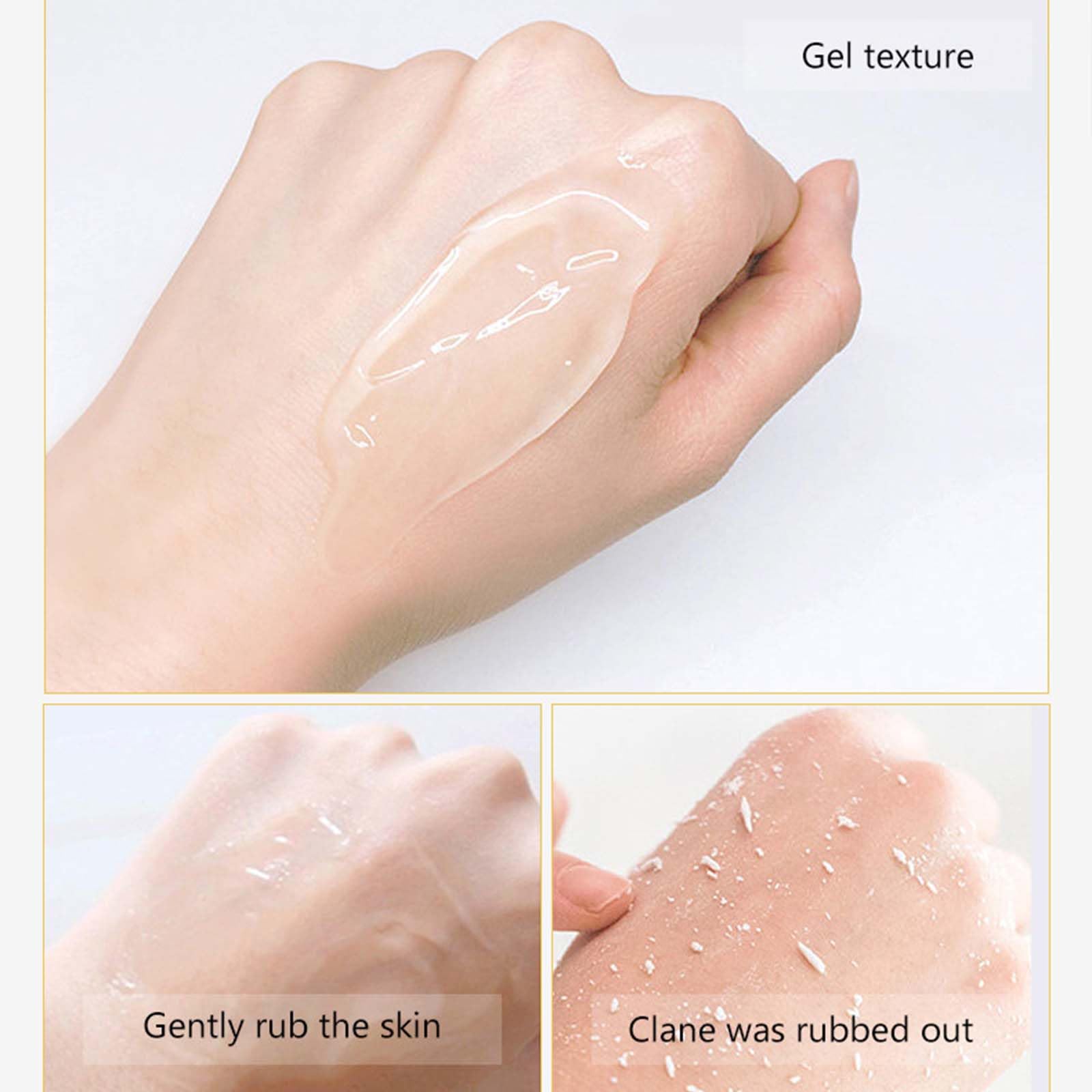 YJLYQF Lemon Exfoliating Gel | Gentle Face & Body Scrub for All Skin Types – 3.38 oz