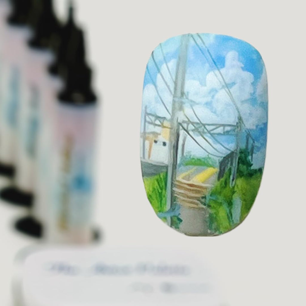 YJMyujimi Narina The Artist Palette x MPA — 16 Colours, Mixing Pad, 2 Mini Palettes, 24 Nail Art Grids, 5g Pigmented Colors