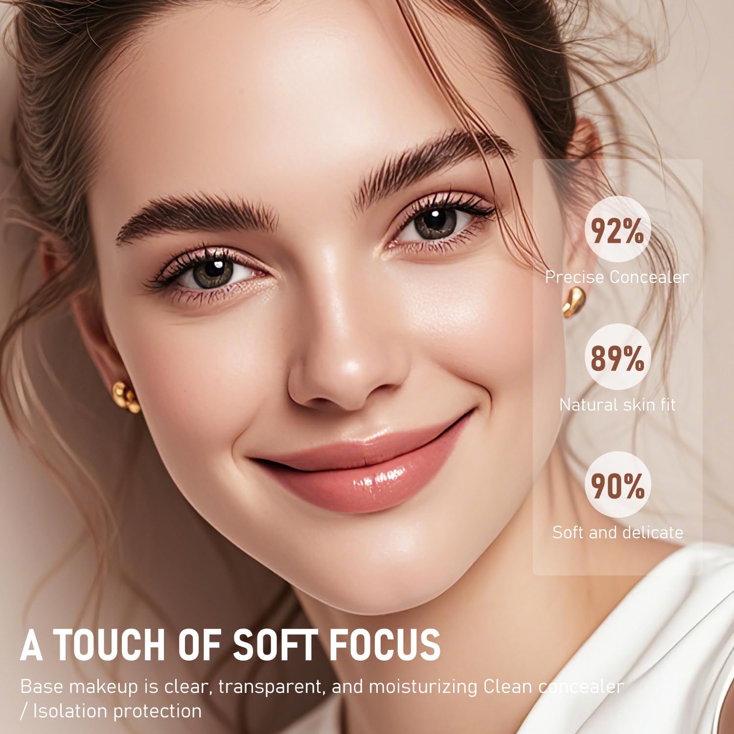 YJW Flawless Eraser Foundation Stick – Hydrating Korean Lightweight Foundation, Waterproof, Multi-Use (Shade 02)