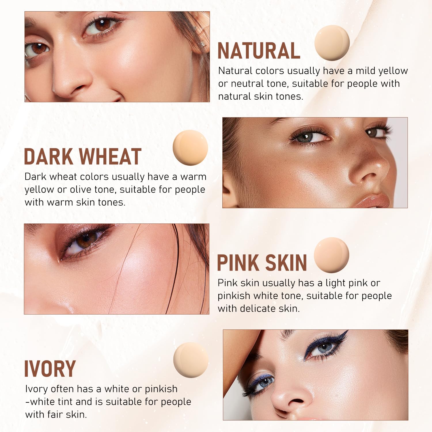 YJW Flawless Eraser Foundation Stick – Hydrating Korean Lightweight Foundation, Waterproof, Multi-Use (Shade 02)