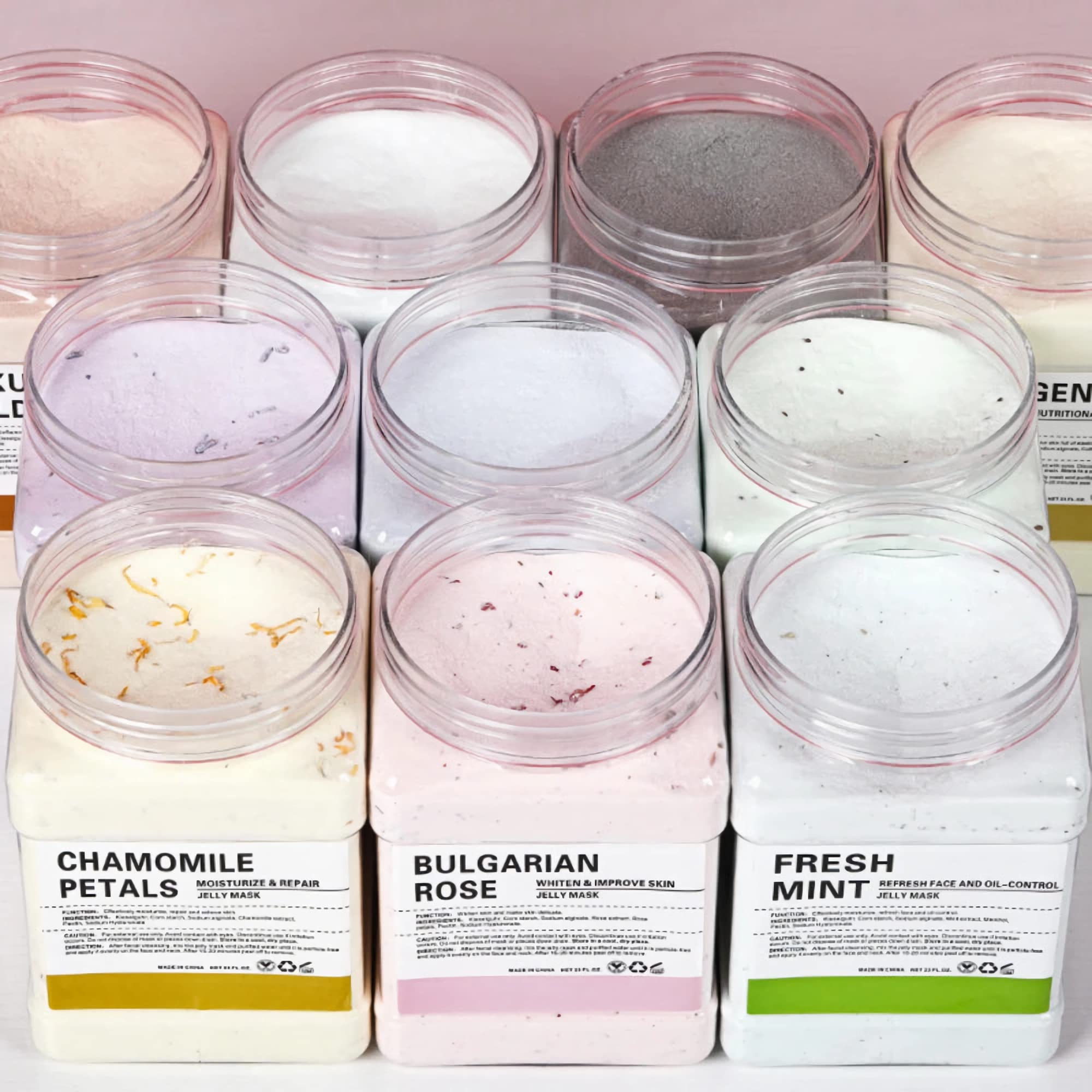 YMEYFAN Jelly Mask Powder – Hyaluronic Acid Peel Off for Deep Hydration