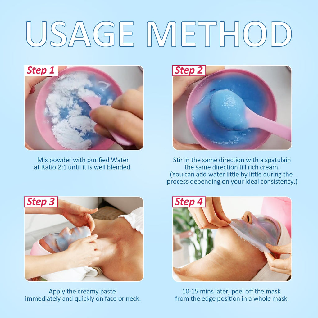 YMEYFAN Jelly Mask Powder – Hyaluronic Acid Peel Off for Deep Hydration