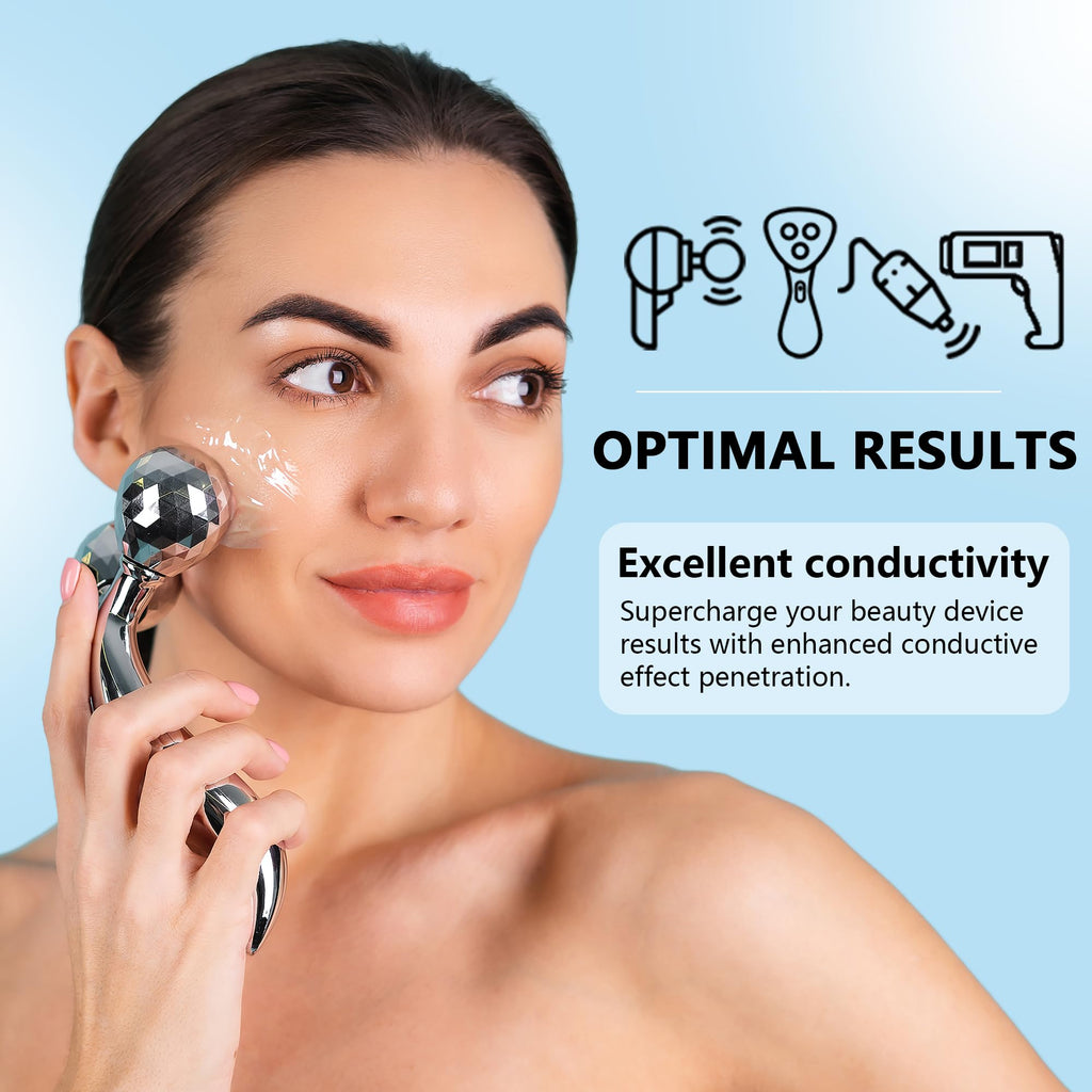 YMEYFAN Conductive Gel for Microcurrent & RF Facial Devices – Fragrance-Free Hydrating Primer (900ml)