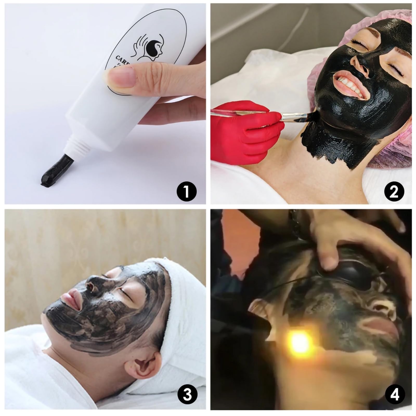 YMEYFAN Carbon Peeling Gel for Laser Hair Removal – Deep Cleansing & Pore Refinement (80ml)