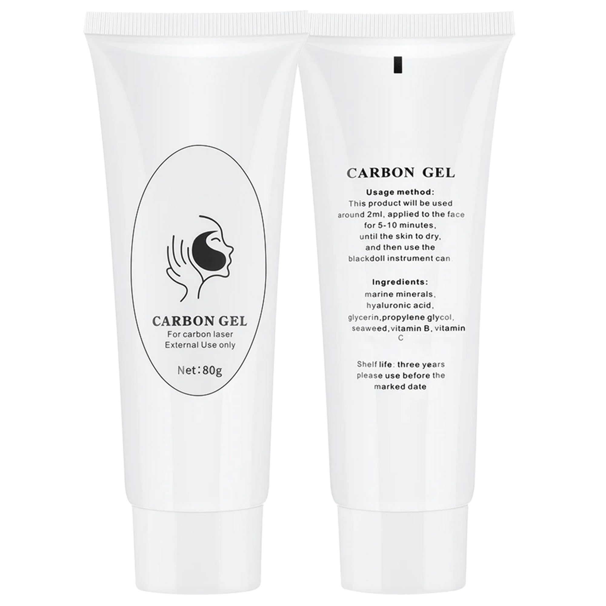 YMEYFAN Carbon Peeling Gel for Laser Hair Removal – Deep Cleansing & Pore Refinement (80ml)