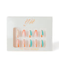 YN Young Nails Lunar Pop Press-On Nails - Glue-On Kit for Women, Medium Oval