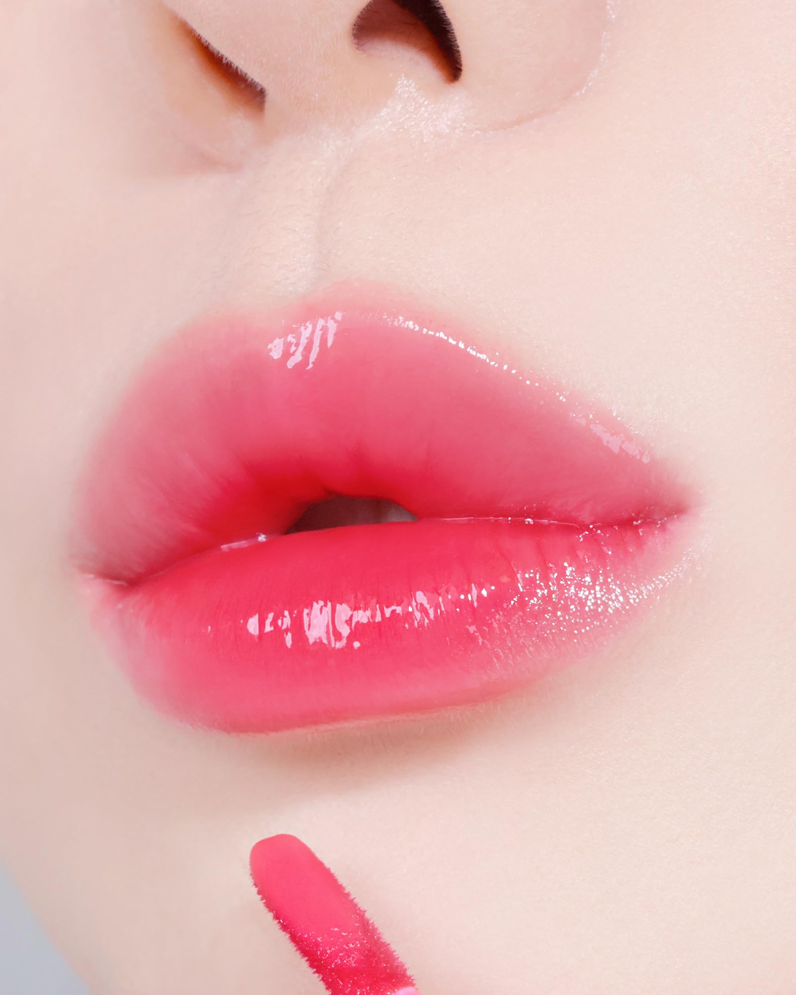 YNM Heart Jelling Tint Cherry Jelling — Long-Lasting Korean Lip Tint with Built-In Silicone Brush