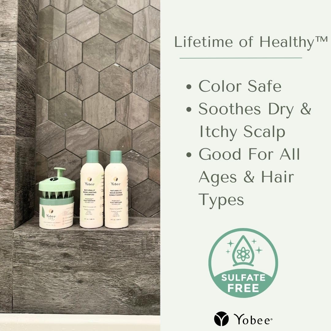 Yobee Hair Conditioner for Dry Scalp Relief – Probiotic Hydration & Dandruff Care