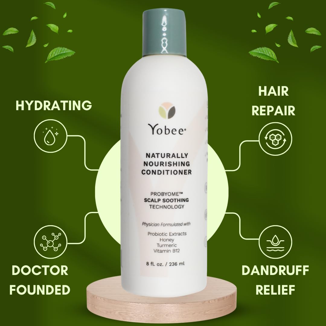 Yobee Hair Conditioner for Dry Scalp Relief – Probiotic Hydration & Dandruff Care