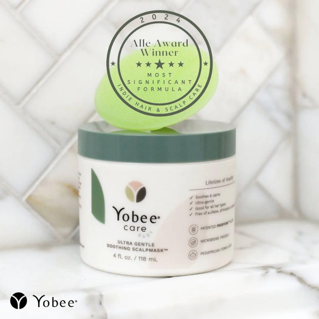 Yobee Ultra Gentle Scalp Mask – Probiotic Dry Scalp Care for Babies (4 oz)