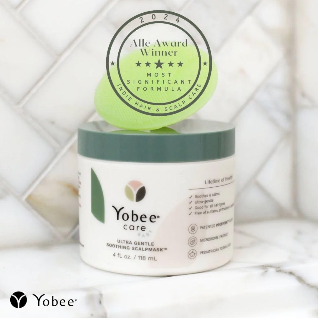 Yobee Ultra Gentle Scalp Mask – Probiotic Dry Scalp Care for Babies (4 oz)