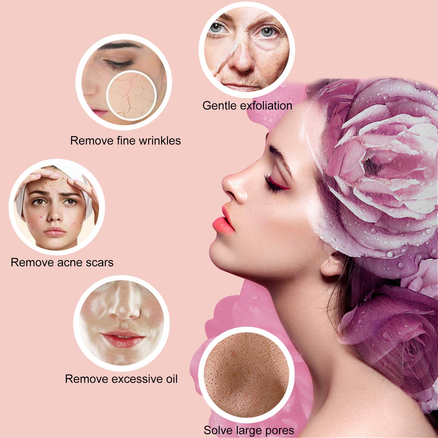 Yofuly Diamond Microdermabrasion Machine — 65-68 cmHg Suction for Home Use