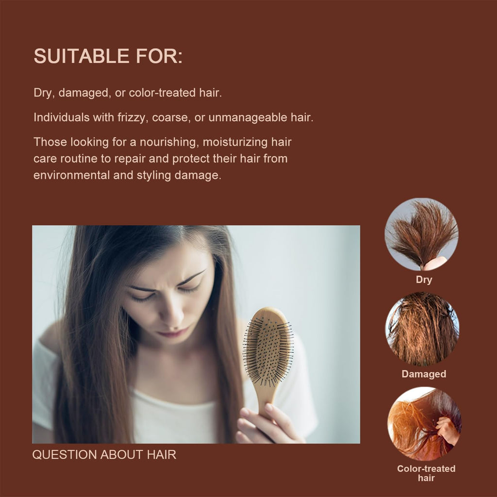 YOGI CARE Argan Oil Shampoo & Conditioner Set – Moisturizing, Sulfate-Free Moroccan Hair Care