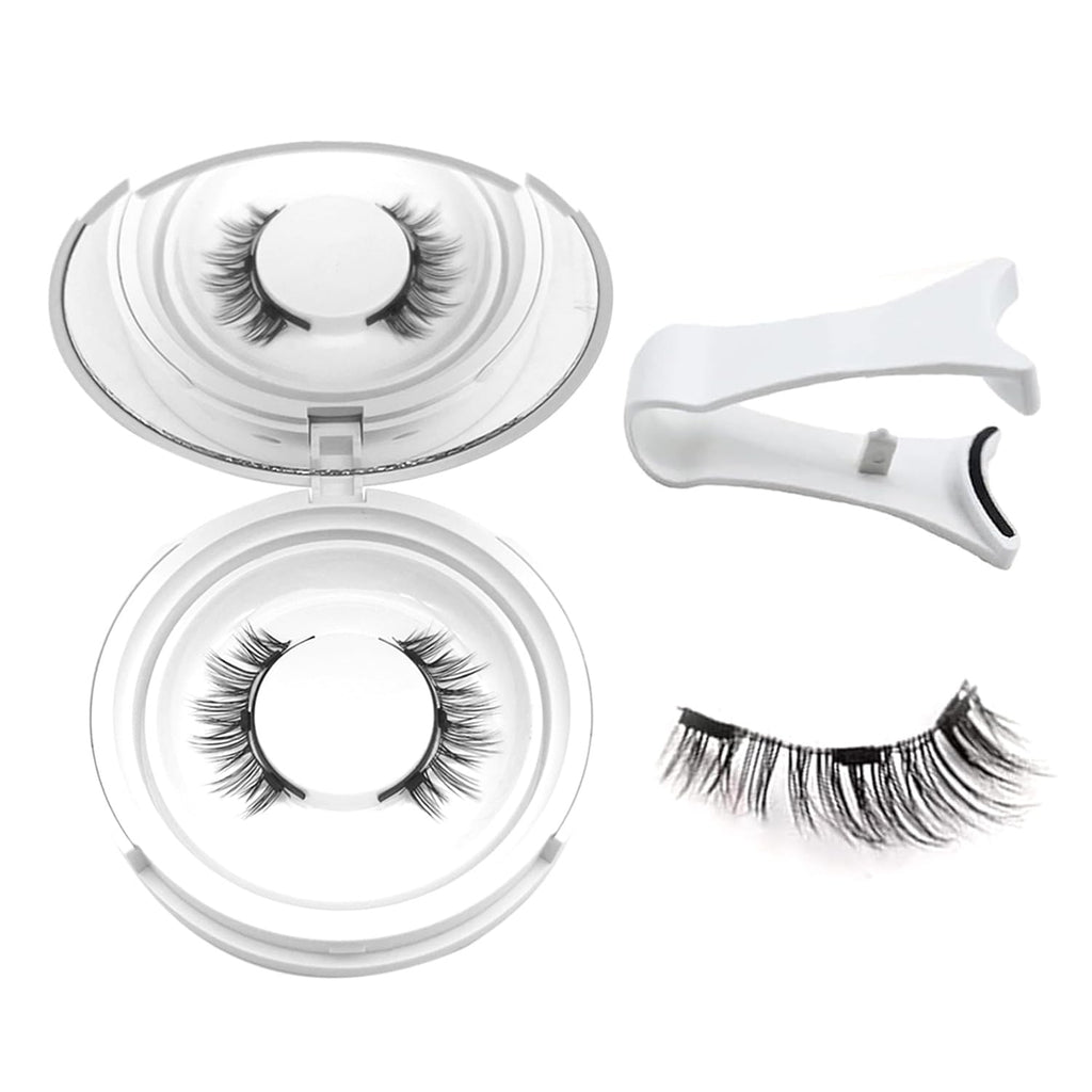 Yogkuse Hunnyfit Magnetic Eyelashes with Applicator – No Glue Needed, Reusable Natural Look