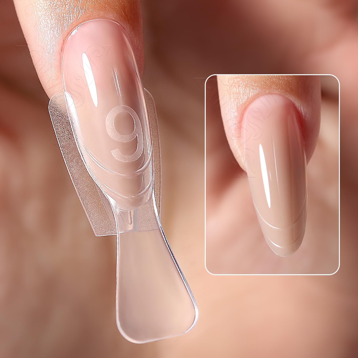 YOKE FELLOW Original Sandwich Nails Dual Forms – 240 Pcs Nail Mold for Quick Extensions (No Paper Forms, 15 Sizes)