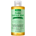 Yoken Peppermint Castile Soap Liquid 8 oz – Organic Oils, Versatile Vegan Cleanser
