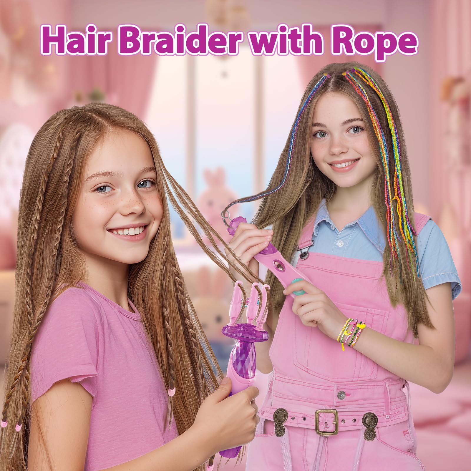 Yoloflix Hair Salon Toys: Automatic Braiding Machine for Girls