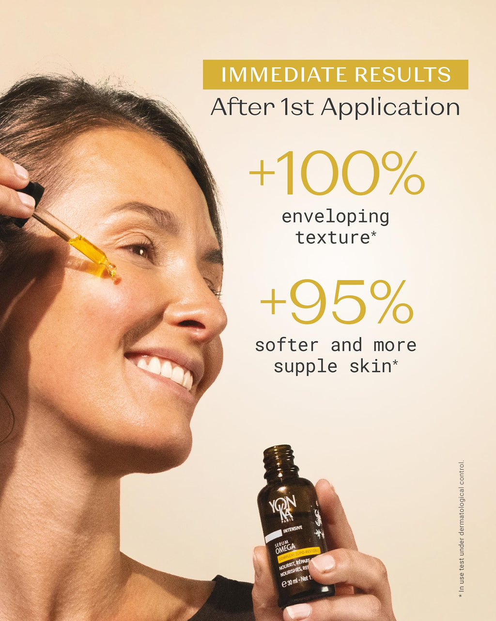 YONKA PARIS Serum Omega – Oil-in-Serum for Dry & Sensitive Skin | Omegas 3,6,9 | Made in France