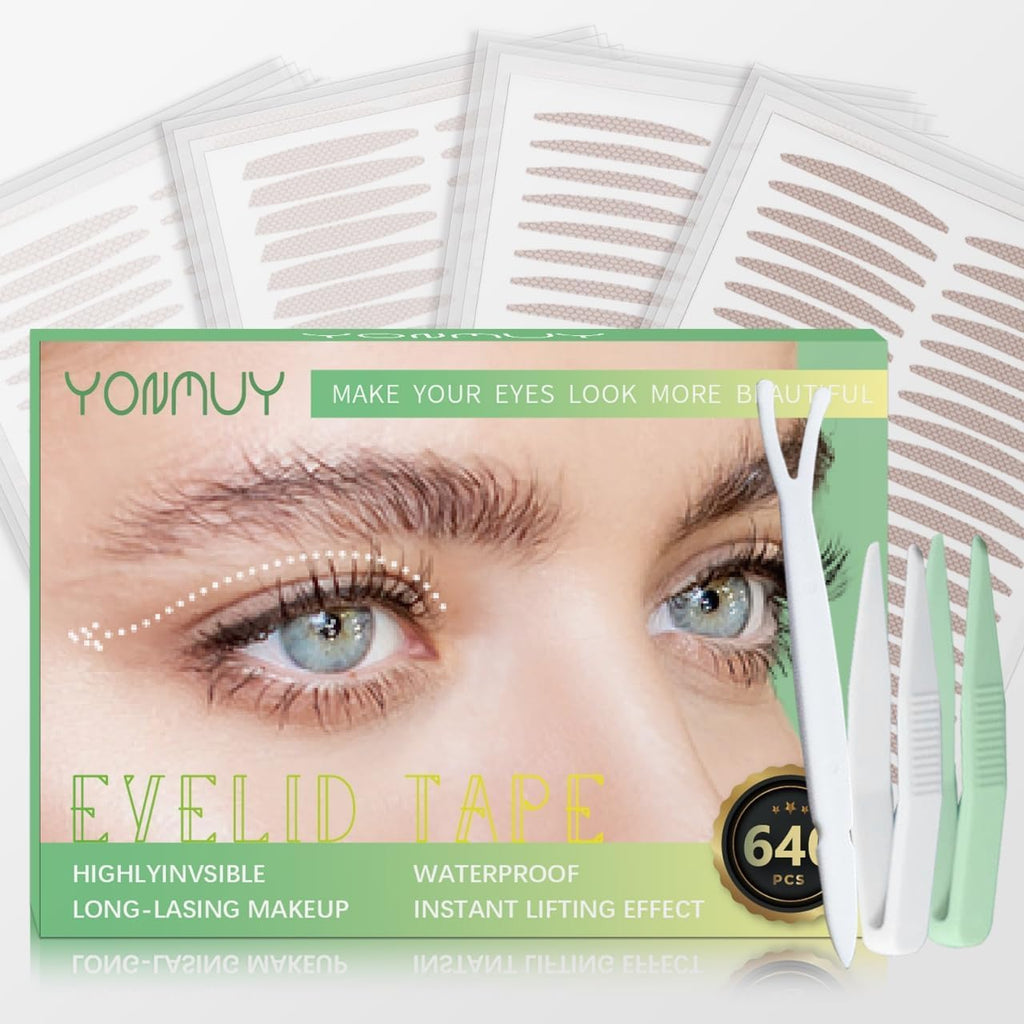 YONMUY Invisible Double Eyelid Tape – Waterproof, Comfortable Daily Strips