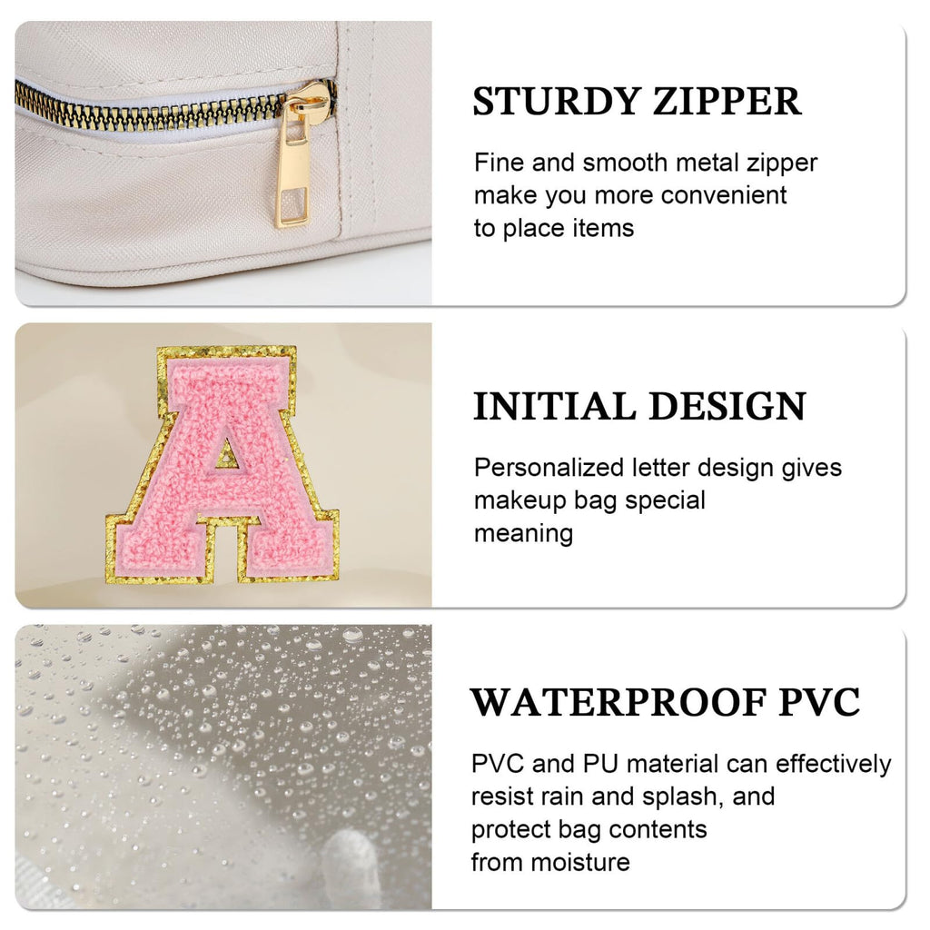 YOOLIFE Travel Clear Makeup Bag – Waterproof, Lightweight Cosmetic Bag for Women
