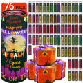 Yopela 76-Pack Halloween Lip Balm Bulk – Vitamin E, Coconut Oil, 18 Flavors, Non-GMO